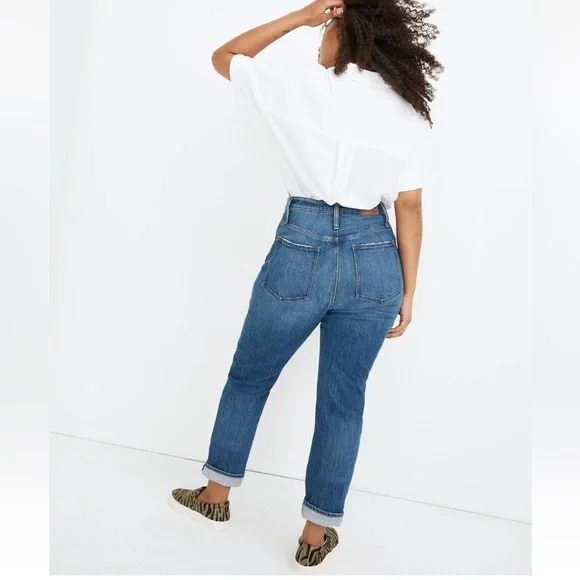 Madewell‎ The High-Rise Slim Boyjean in Moorland
Wash Size  32 - Picture 2 of 11